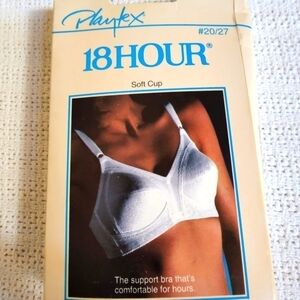 Playtex 18 hr SoftCup #20/27 Sz. 36C White‎ Bra